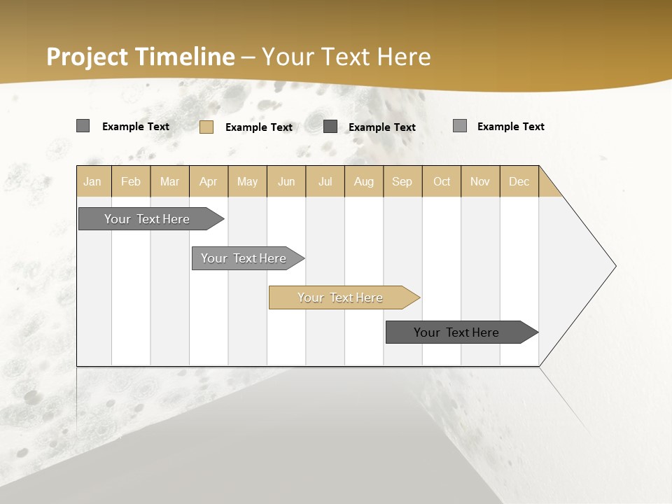 A Corner Of A Room With Moldy Walls PowerPoint Template