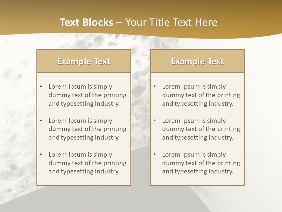 A Corner Of A Room With Moldy Walls PowerPoint Template