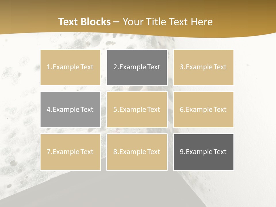 A Corner Of A Room With Moldy Walls PowerPoint Template