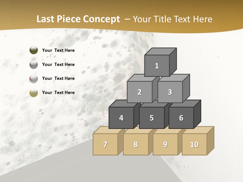 A Corner Of A Room With Moldy Walls PowerPoint Template