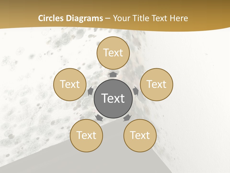 A Corner Of A Room With Moldy Walls PowerPoint Template