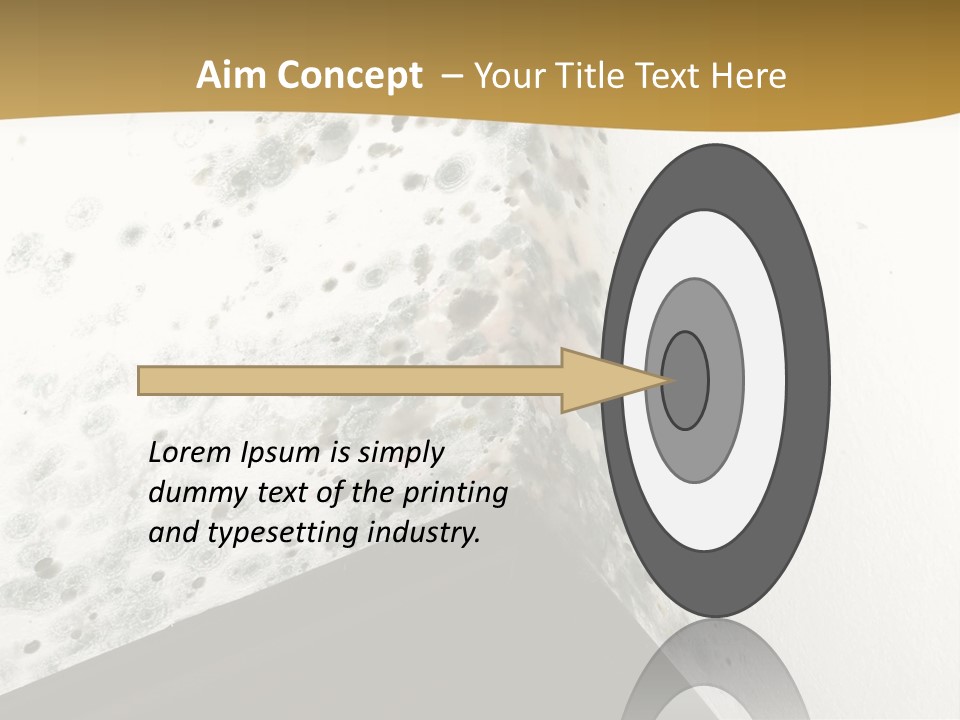 A Corner Of A Room With Moldy Walls PowerPoint Template