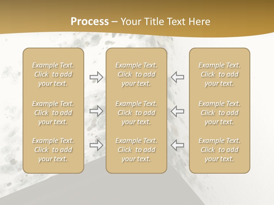 A Corner Of A Room With Moldy Walls PowerPoint Template
