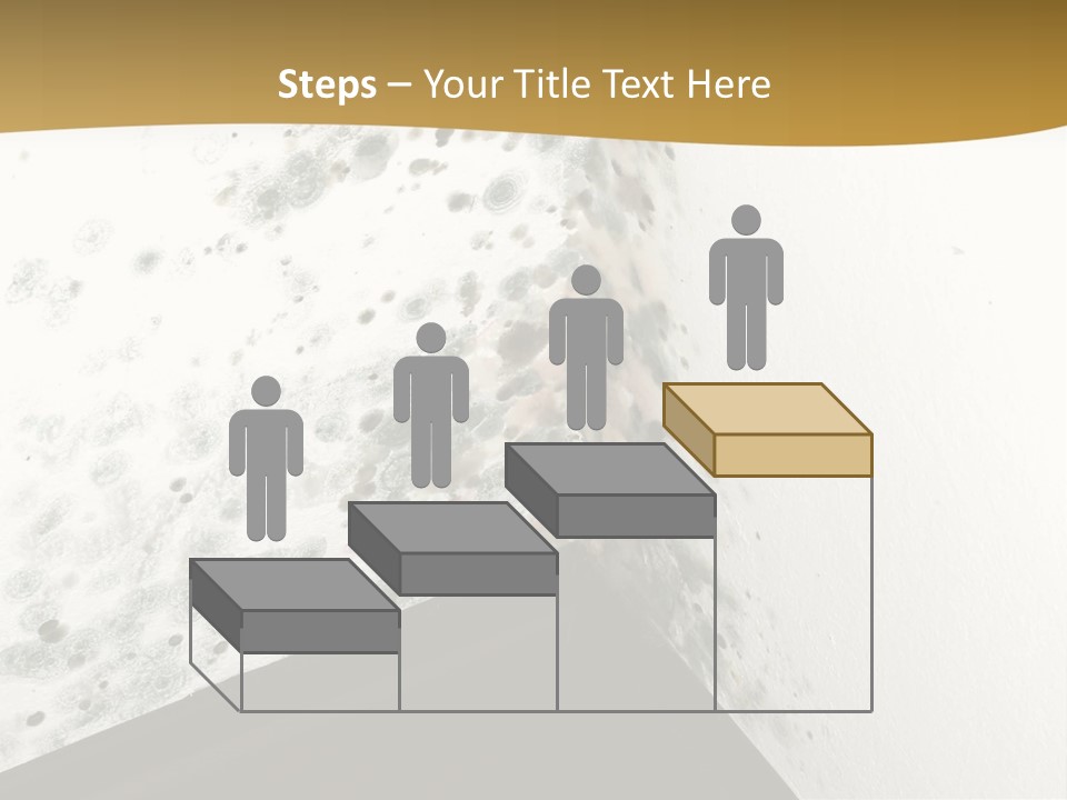 A Corner Of A Room With Moldy Walls PowerPoint Template