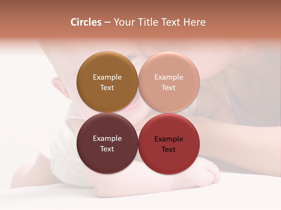 Mother Caucasian Cute PowerPoint Template