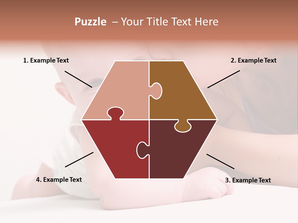 Mother Caucasian Cute PowerPoint Template