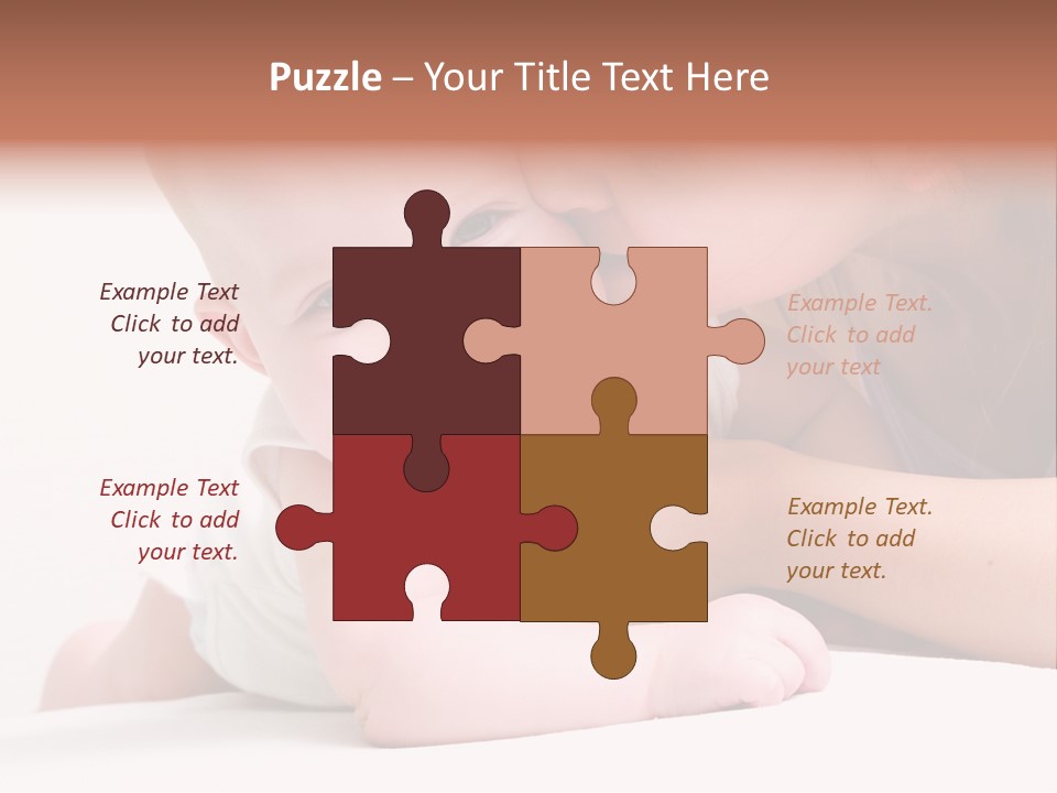 Mother Caucasian Cute PowerPoint Template