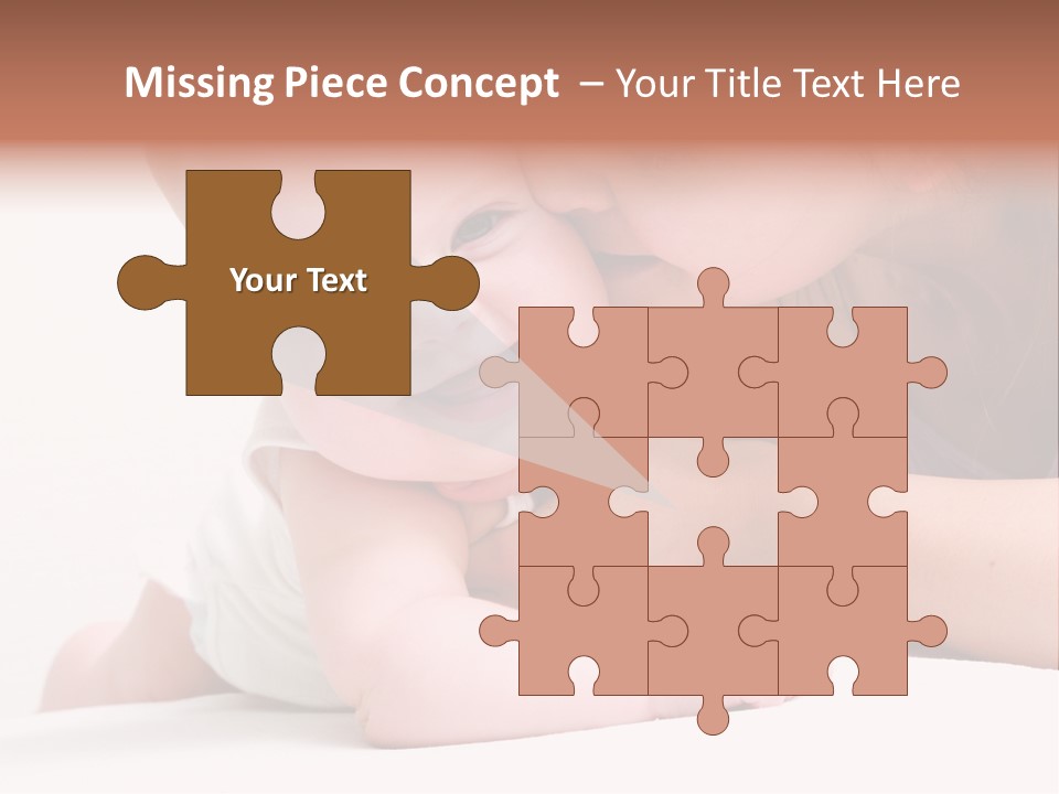 Mother Caucasian Cute PowerPoint Template