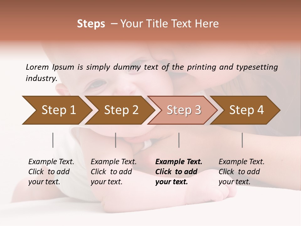Mother Caucasian Cute PowerPoint Template