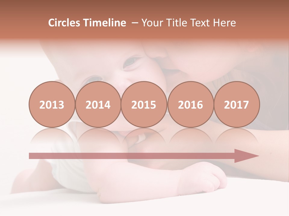 Mother Caucasian Cute PowerPoint Template