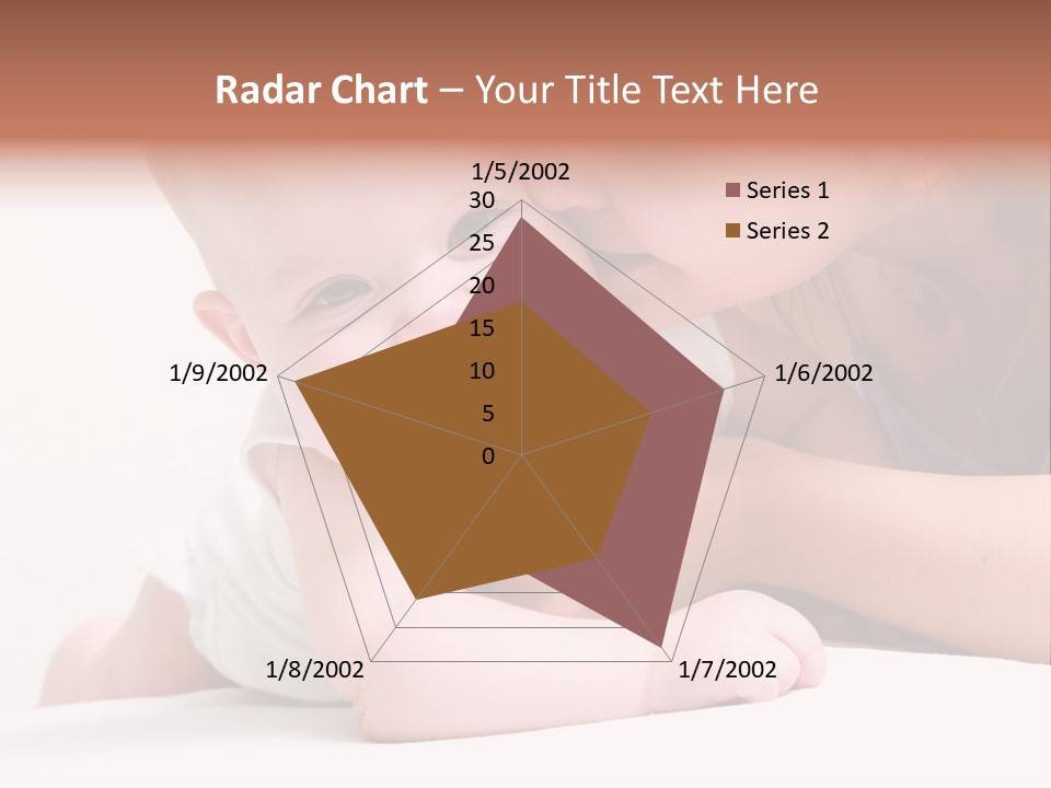 Mother Caucasian Cute PowerPoint Template