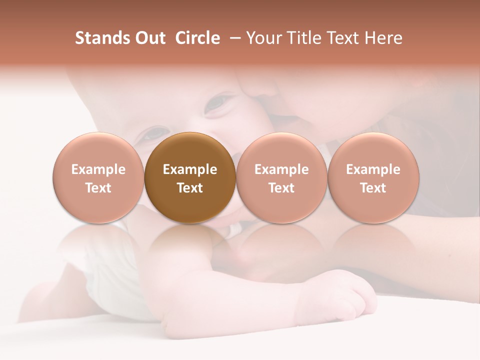 Mother Caucasian Cute PowerPoint Template