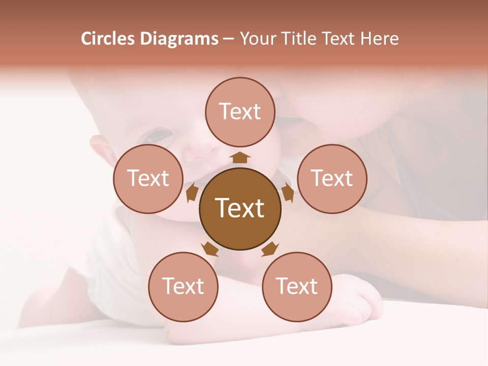 Mother Caucasian Cute PowerPoint Template