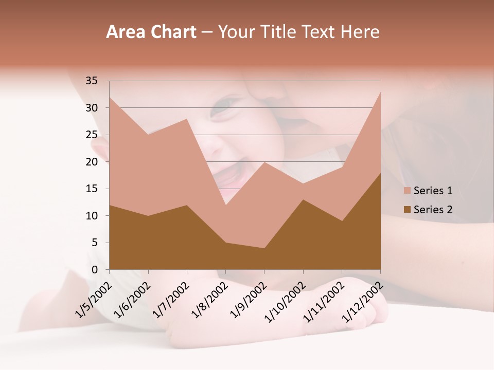 Mother Caucasian Cute PowerPoint Template