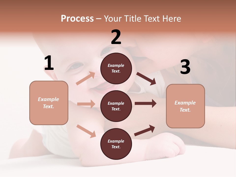 Mother Caucasian Cute PowerPoint Template