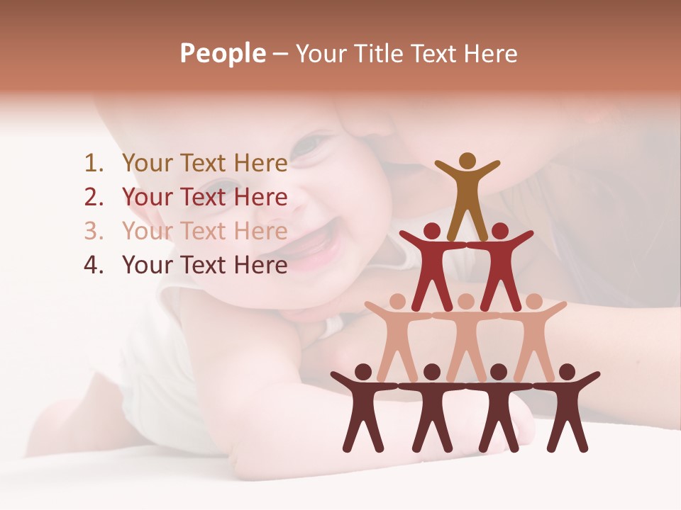 Mother Caucasian Cute PowerPoint Template