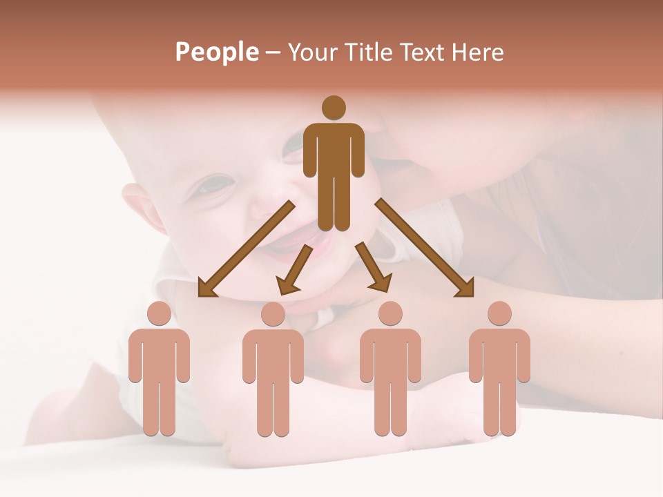 Mother Caucasian Cute PowerPoint Template