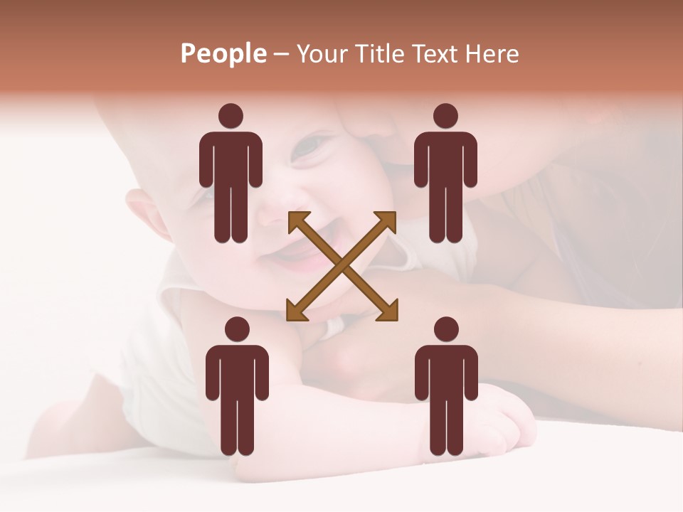 Mother Caucasian Cute PowerPoint Template