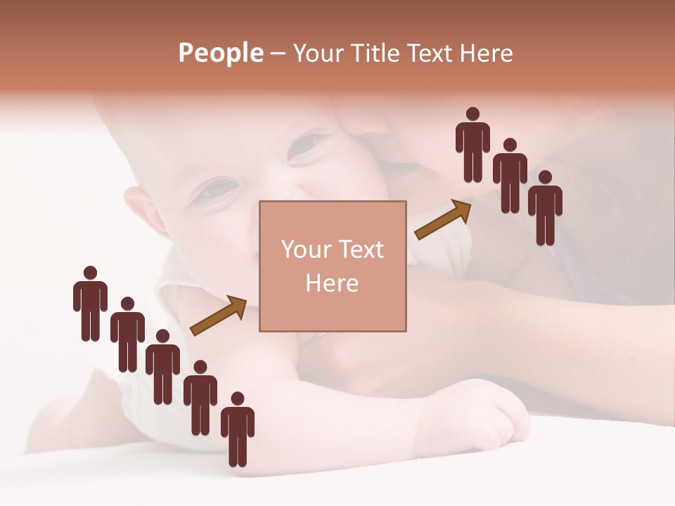 Mother Caucasian Cute PowerPoint Template