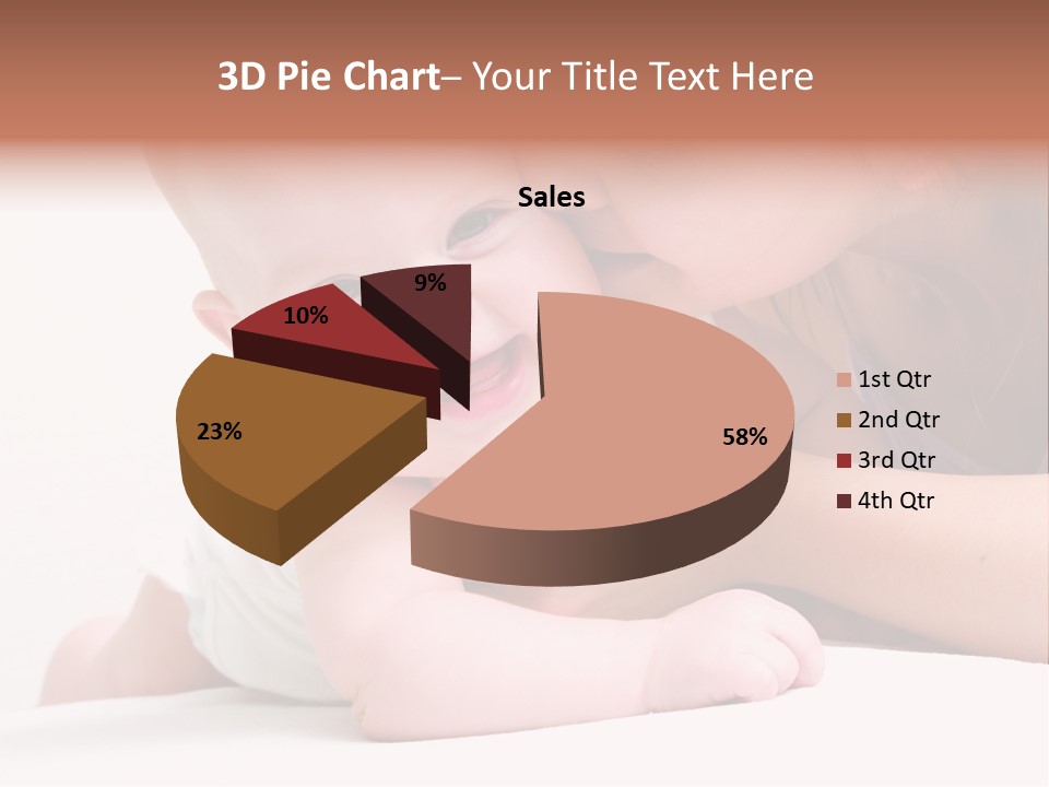 Mother Caucasian Cute PowerPoint Template