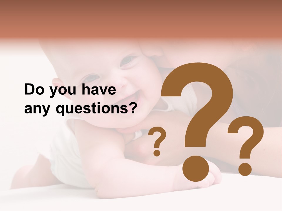 Mother Caucasian Cute PowerPoint Template