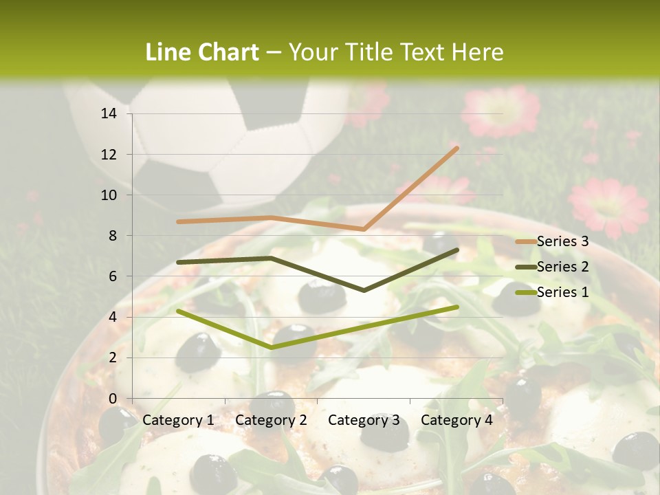 Grass Mozzarella Ruccola PowerPoint Template