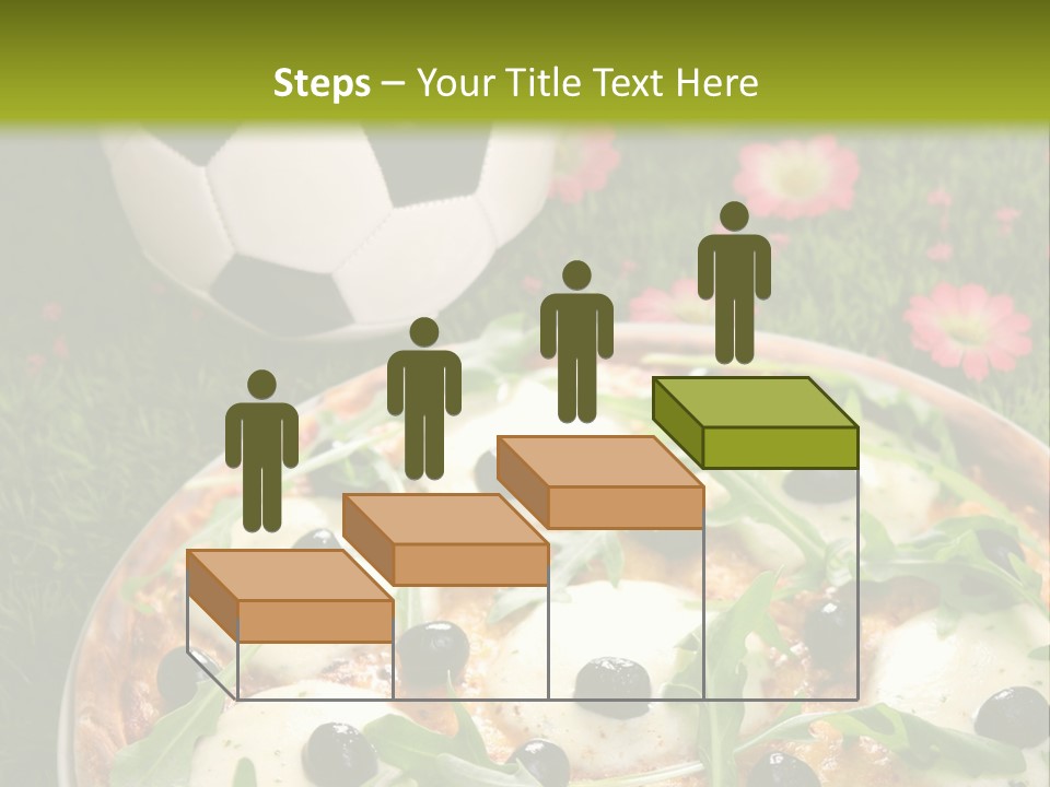 Grass Mozzarella Ruccola PowerPoint Template