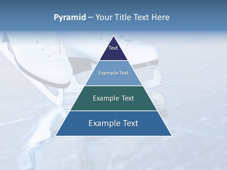 Skate Background Blue PowerPoint Template