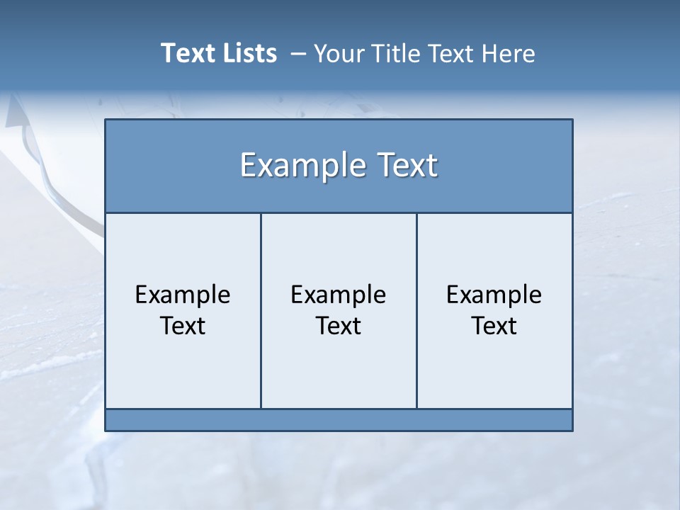 Skate Background Blue PowerPoint Template