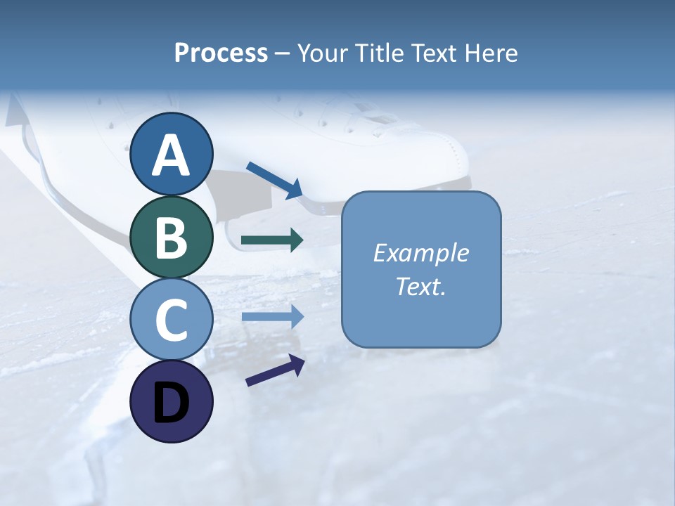 Skate Background Blue PowerPoint Template