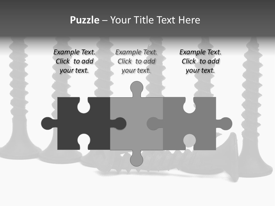 Mechanic Small Bolt PowerPoint Template