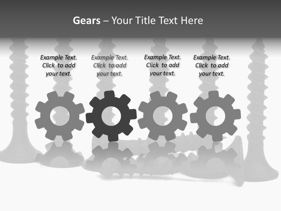 Mechanic Small Bolt PowerPoint Template
