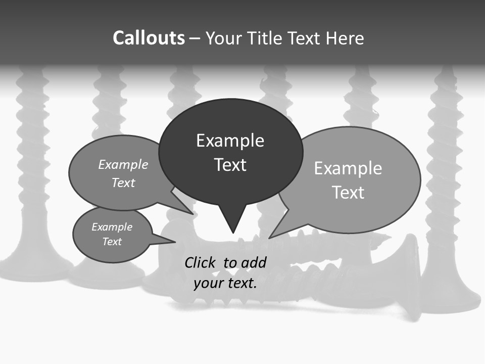 Mechanic Small Bolt PowerPoint Template