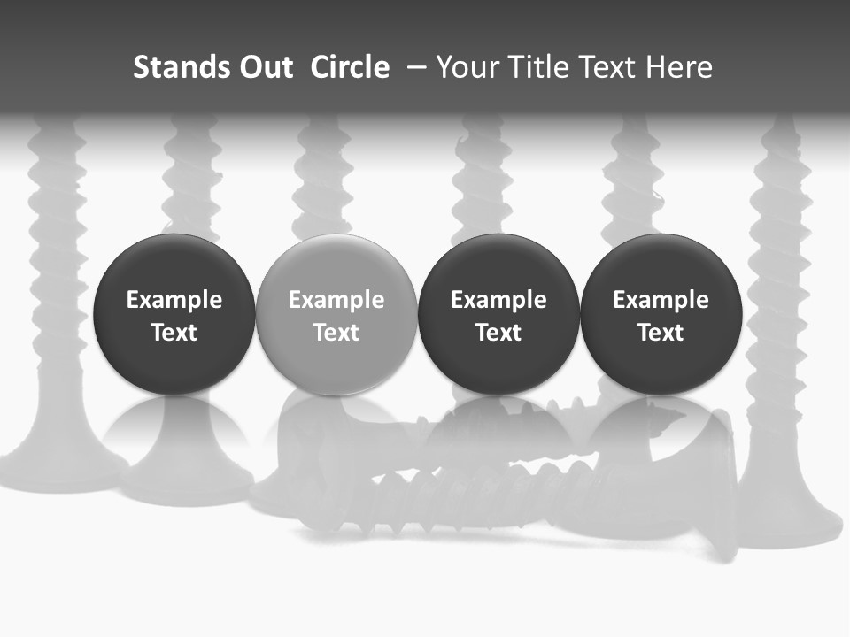 Mechanic Small Bolt PowerPoint Template