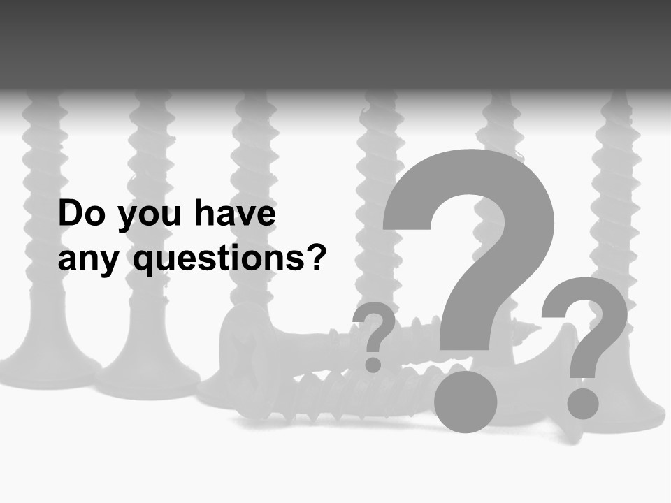 Mechanic Small Bolt PowerPoint Template