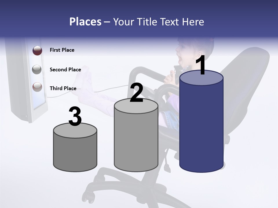 Child Enjoyment Virtual PowerPoint Template