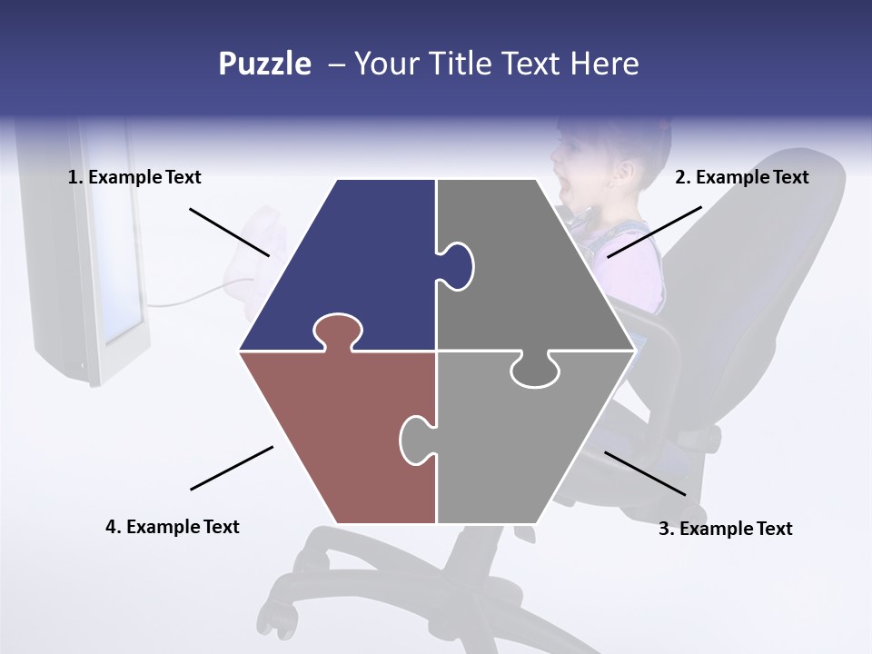 Child Enjoyment Virtual PowerPoint Template