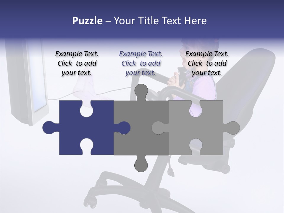 Child Enjoyment Virtual PowerPoint Template