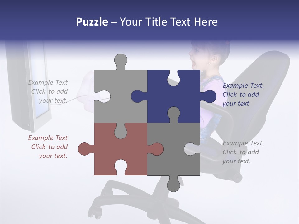 Child Enjoyment Virtual PowerPoint Template