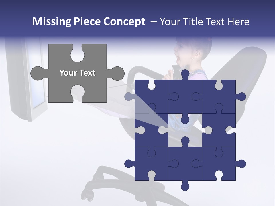 Child Enjoyment Virtual PowerPoint Template