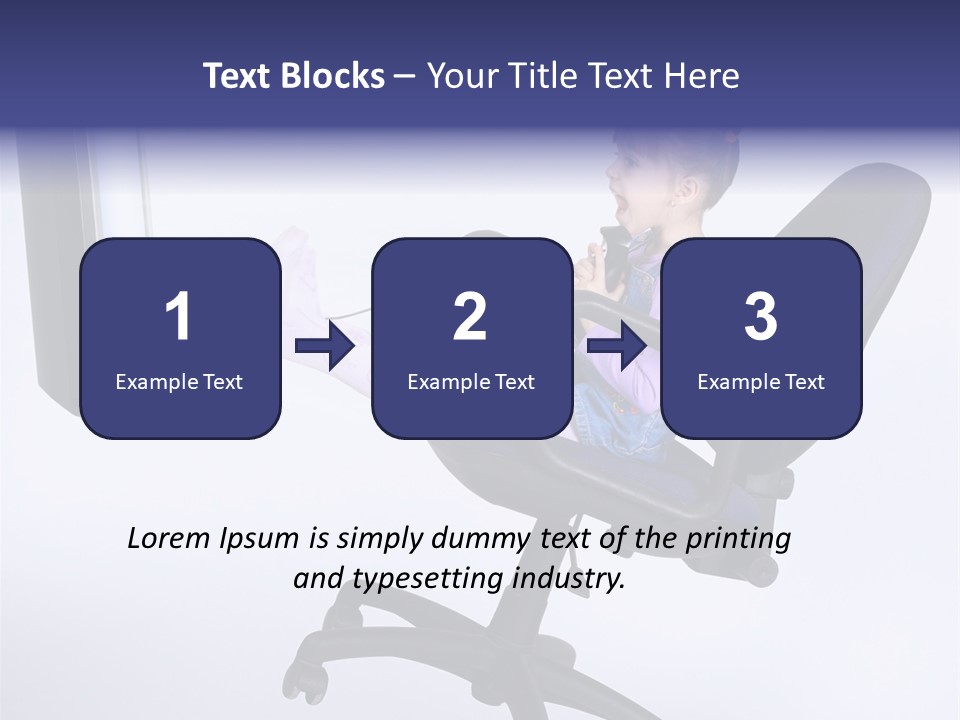 Child Enjoyment Virtual PowerPoint Template