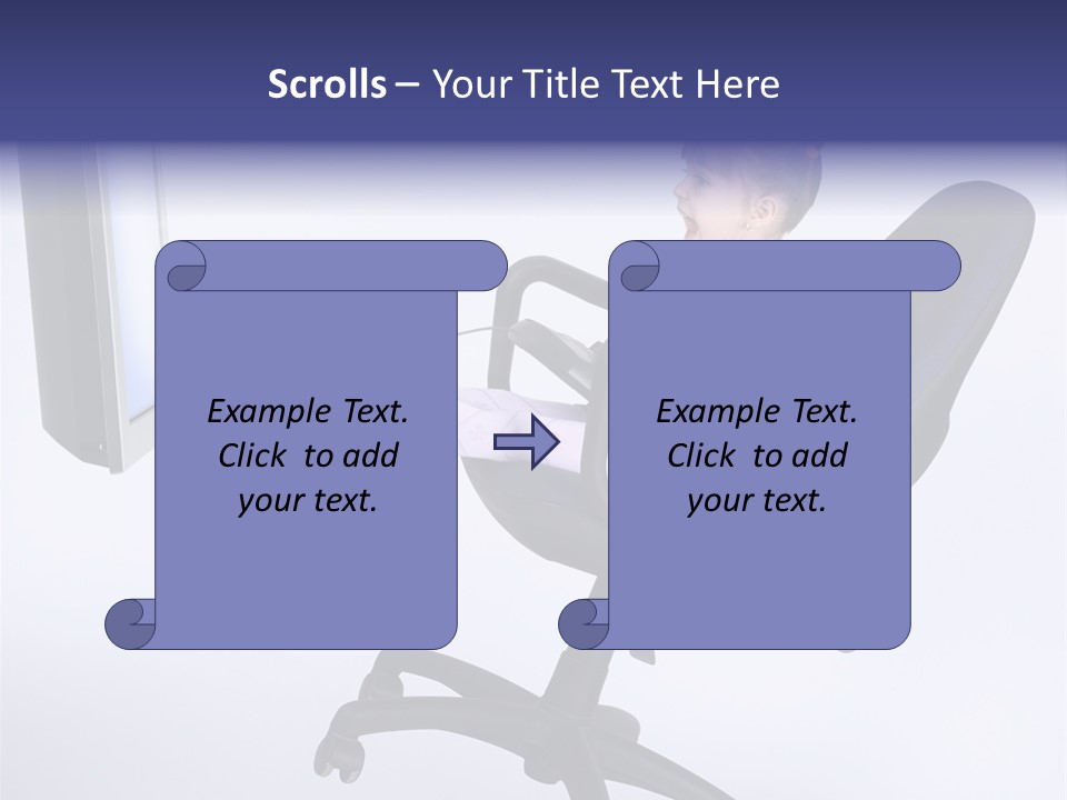 Child Enjoyment Virtual PowerPoint Template