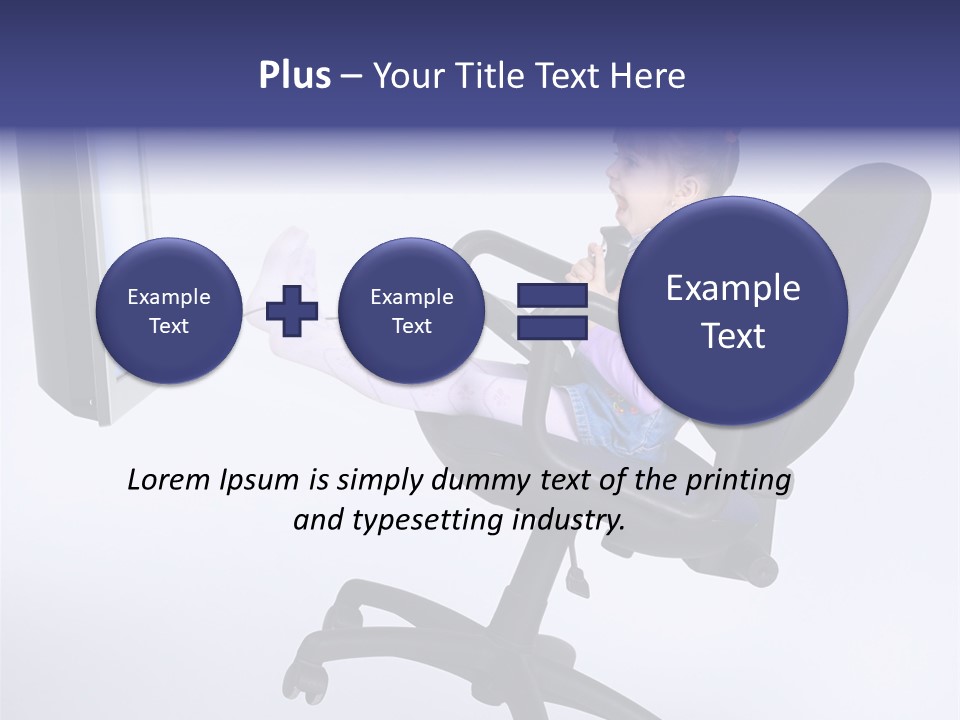 Child Enjoyment Virtual PowerPoint Template