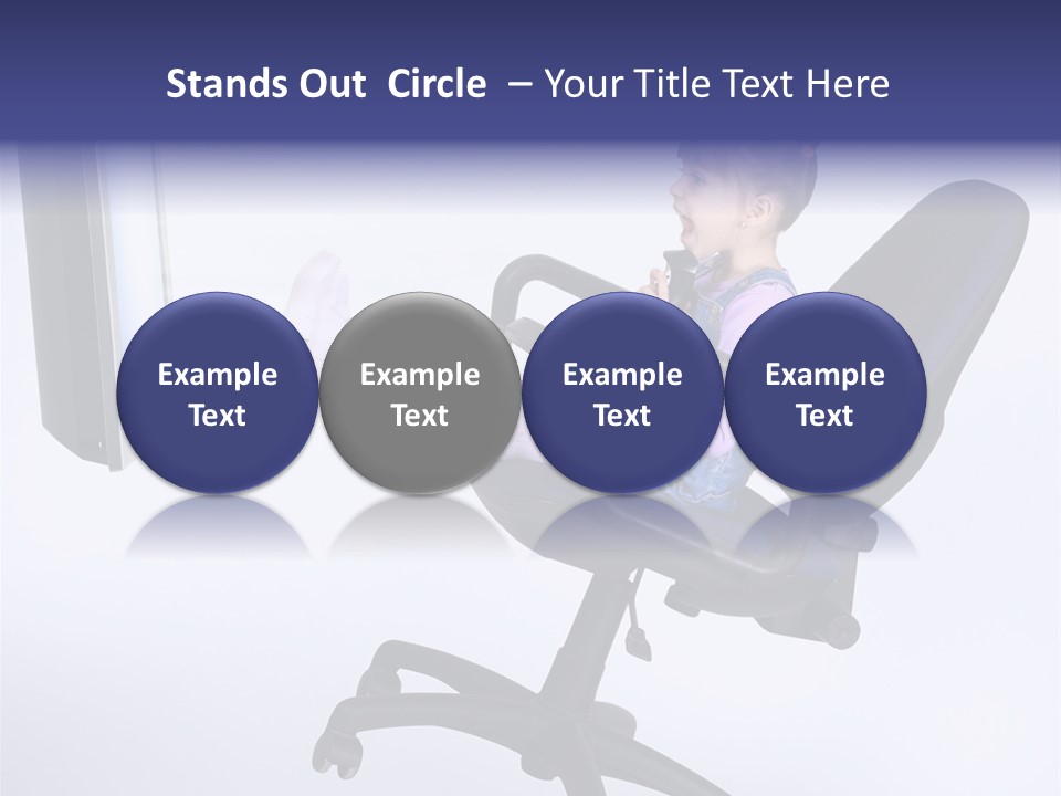 Child Enjoyment Virtual PowerPoint Template