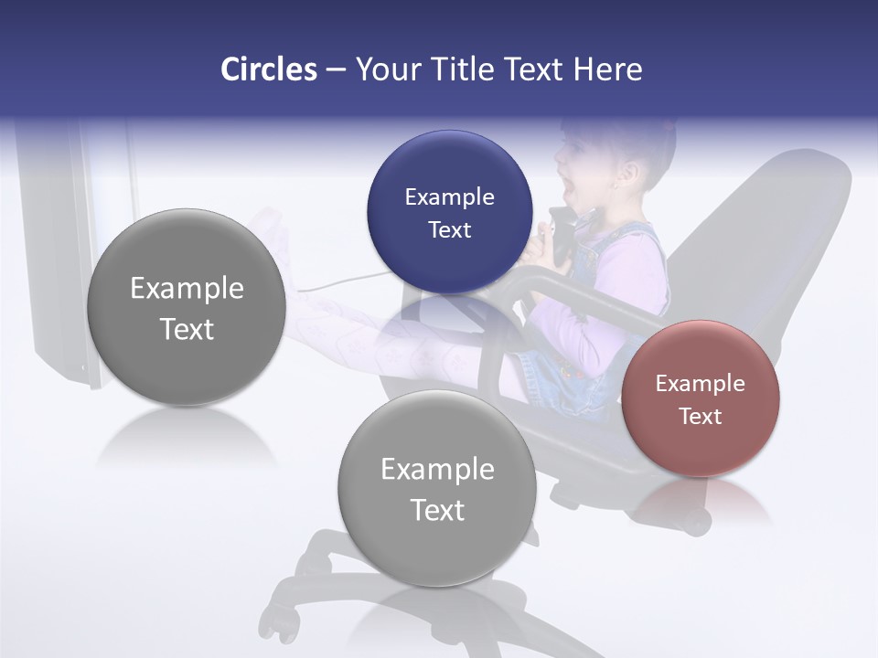 Child Enjoyment Virtual PowerPoint Template