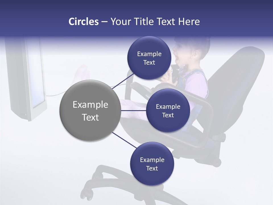 Child Enjoyment Virtual PowerPoint Template