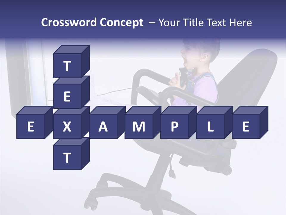 Child Enjoyment Virtual PowerPoint Template