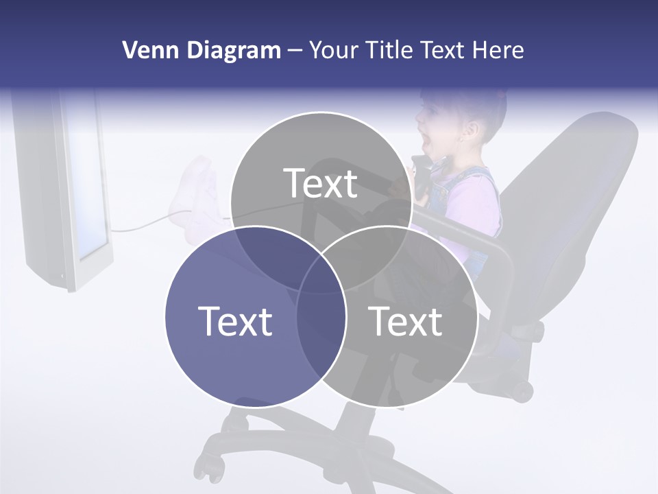 Child Enjoyment Virtual PowerPoint Template