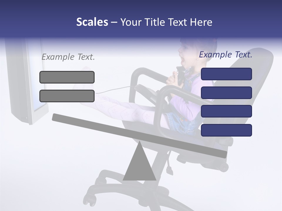 Child Enjoyment Virtual PowerPoint Template