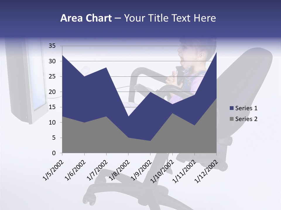 Child Enjoyment Virtual PowerPoint Template